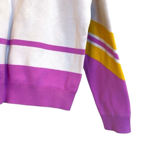 Paris Atelier & Other Stories Orange, Pink, and Yellow Crew Neck Sweater - Picture 11 of 11